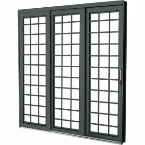 Imagem do produto PORTA DE CORRER ROMANA 3 FOLHAS - 1 FOLHA FIXA